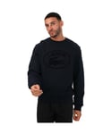 Lacoste Mens Organic Cotton Sweatshirt in Navy - Size X-Small