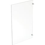 Contura Shower Showerama Art dusjvegg, 70x200 cm, klart glass, aluminium profil