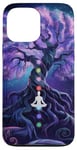 Chakra Méditation Arbre Nature Univers Éléments Coque pour iPhone 13 Pro Max
