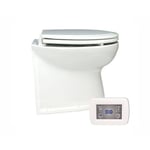 Jabsco El-toalett Deluxe Flush 14'', Rak, Solenoid 12v