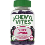 Chewy Vites Adult Multivitamins Super Immune 60 Gummies Black Elderberry