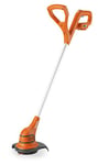 Flymo SimpliTrim Li Cordless Battery Grass Trimmer - Ultra Lightweight 14.4 V Li-Ion Battery Integrated Including Charger), 23 cm Cutting Width, Durable Long Life Blades, Orange and Grey
