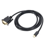 MINI Display Port (DP) to VGA Cable 6FT Video Cable External HD VGA Device