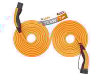 Självupprullande Laddkabel Typ 2, Upp Till 22 Kw, M, Orange