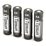 Tipsun 1.5V AA Lithium-ion batteri 4-Pack
