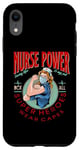 Coque pour iPhone XR Nurse Power Saving Life Is My Job Not All Heroes Wear Capes