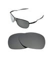 NEW POLARIZED CUSTOM TITANIUM LENS FOR OAKLEY CROSSHAIR 2012 SUNGLASSES