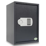 Amig - Coffre fort code - Boîte de sécurité intégrée - Acier - Camouflé - Protection de l'argent et des bijoux de valeur - 50 x 31 x 35 cm