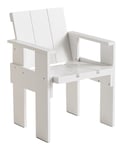 Crate Dining Chair - White water-based lacquered