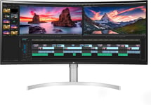 UltraWide 38WN95CP-W 38" IPS 21:9 Curved Black/ Silver