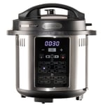 Daewoo 6L 2-in-1 Air Fryer/Pressure Cooker 15 One Touch Cooking PreSet SDA2621GE