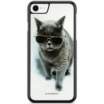 iPhone 7 Skal - Katt Glasögon