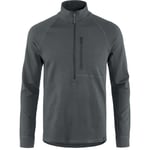 Tierra Mens Midlana 340 Merino Half Zip (Grå (GRAPHITE) XX-large)