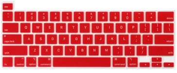 Apple MacBook Pro 13" Keyboard Cover Skin (M2, 2022) Red