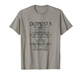 American Horror Story Apocalypse Outpost House Rules T-Shirt