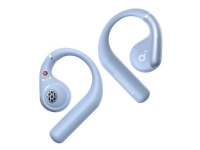 Soundcore AeroFit - True wireless-hodetelefoner med mikrofon - åpent øre - over-øret-montering - Bluetooth - cozy blue