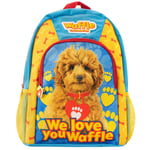 Waffle The Wonder Dog Backpack Kids Girls Boys School Bag Rucksack Childrens