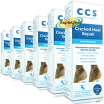 6x CCS Swedish Foot Cracked Heel Repair Balm For Rough Dry And Cracked Heels 75g