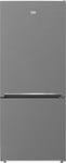 Beko 396L Platinum Frost-Free Bottom Mount Fridge/Freezer - BBM407PX1