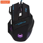 Professionnel 7200 DPI 7 Bouton Souris Gamer Gaming Multi Couleur LED Optique USB Filaire Gaming Mouse Pour Pro Gamer Ordinateur souris