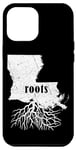 iPhone 14 Pro Max US Native Citizen Land Map Retro Roots Louisiana Case