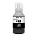 1 Black Refill Ink Bottle 140ml Compatible for Epson SureColor SC-T3100X