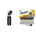 OXO Good Grips Soft Handled Tin Opener & Energizer AA Batteries, Alkaline Power, 24 Pack, Double A Battery Pack - Amazon Exclusive