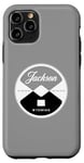 iPhone 11 Pro Jackson Wyoming WY Circle Vintage State Graphic Case