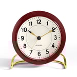 Arne Jacobsen Clocks Aj Station bordsklocka vinröd vinröd