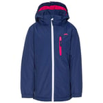 Trespass Kid's HEDDAR Warm Padded Waterproof Winter Jacket with Detachable Hood, twilight, 3/4 (Manufacturer size:XXS)