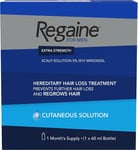 Regaine for Men Extra Strength Scalp Solution, Hereditary Hair Loss Treatment fo