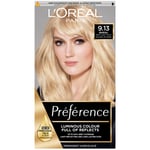 L'Oréal Paris Préférence Infinia Hair Dye (Various Shades) - 9.13 Bergen Light Beige Blonde