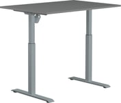 Sun-Flex II höj-/sänkbart bord/120x80/Antracit/grå
