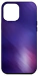 Coque pour iPhone 12 Pro Max Bleu foncé dégradé violet rose