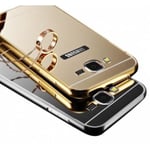 MobileWorld Samsung A3 2017 Elegant Stötdämpande Spegelskal Alumi® Guld