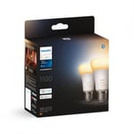 Hue White Ambience E27 Lamp A60 Doppelpack - 1100LM / EEK: F - Philips
