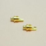 2PCS MMCX Female Plug Pin Connector Adapter Parts for Shure Headphones Earphones