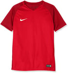 NIKE Nikyg Kids Dry Team Trophy III Football Jersey - University Red/Gym Red/Gym Red/White, X-Small