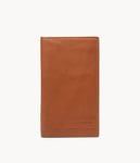 Mens Wallets FOSSIL LUFKIN SML1398210 Leather Brown