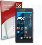 atFoliX 3x Screen Protection Film for Fairphone 2 Screen Protector clear