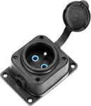 SHIBA-ORNO AE-13164 Multiprise Exterieur étanche Résistance à l'Humidité et Aux Chocs Séparateur Etanche Répartiteur IP44 16A 230V[6