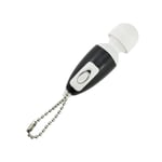 Mini Vibrator med Nyckelring Flera Färger Svart