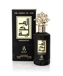 The Crown Of Ayat 100 ml - Parfum Fabriqué à Dubaï EDP Arabe Pour Hommes et Femmes - Oud Oriental Avec des Notes de Vanille Citron Cuir Ambre Orange et Musc - (Monarchy)