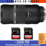 Canon RF 600mm f/11 IS STM + 2 SanDisk 32GB UHS-II 300 MB/s + Guide PDF '20 TECHNIQUES POUR RÉUSSIR VOS PHOTOS