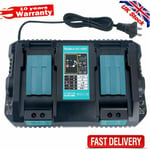 NEW For MAKITA DC18RD (196934-4) 14.4 & 18V LXT Twin Port Battery Charger