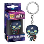FUNKO Marvel What If...? Pocket POP! Vinyl Keychains 4 cm Zombie Captain America