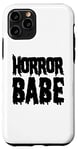 Coque pour iPhone 11 Pro Fan de film d'horreur - Horror Babe