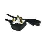 GP1744 UK Plug to IEC Kettle Lead 3m Power Cord Cable PC Mains
