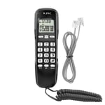 Ymiko Corded Telephone, Landline Phone FSK/DTMF with Caller ID Display for Home Office (Black)