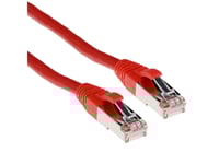Act Red 15 Meter Lszh Sftp Cat6a Patch Cable Snagless With Rj45 Connectors. Cat6a S/Ftp Lszh Sng Rd 15.00M (Fb7515)